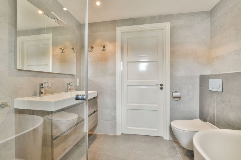 Spacious Bathroom with Custom Storage